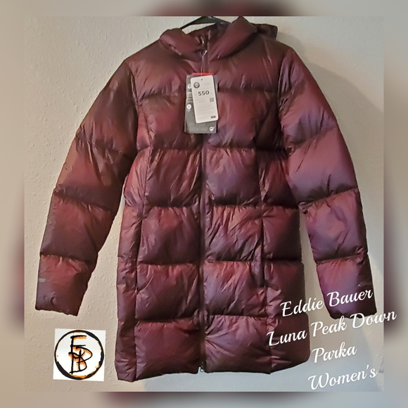 Eddie Bauer Jackets \u0026 Coats | Eddie Bauer Women's Luna Peak Down Parka | Color: Purple | Size: M | Extravagent504's Closet